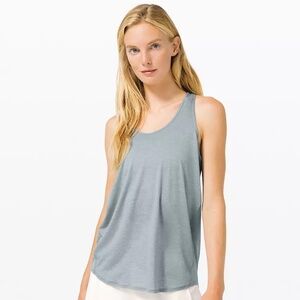 Lululemon Essential Tank Top *Pleated in Blue Cast